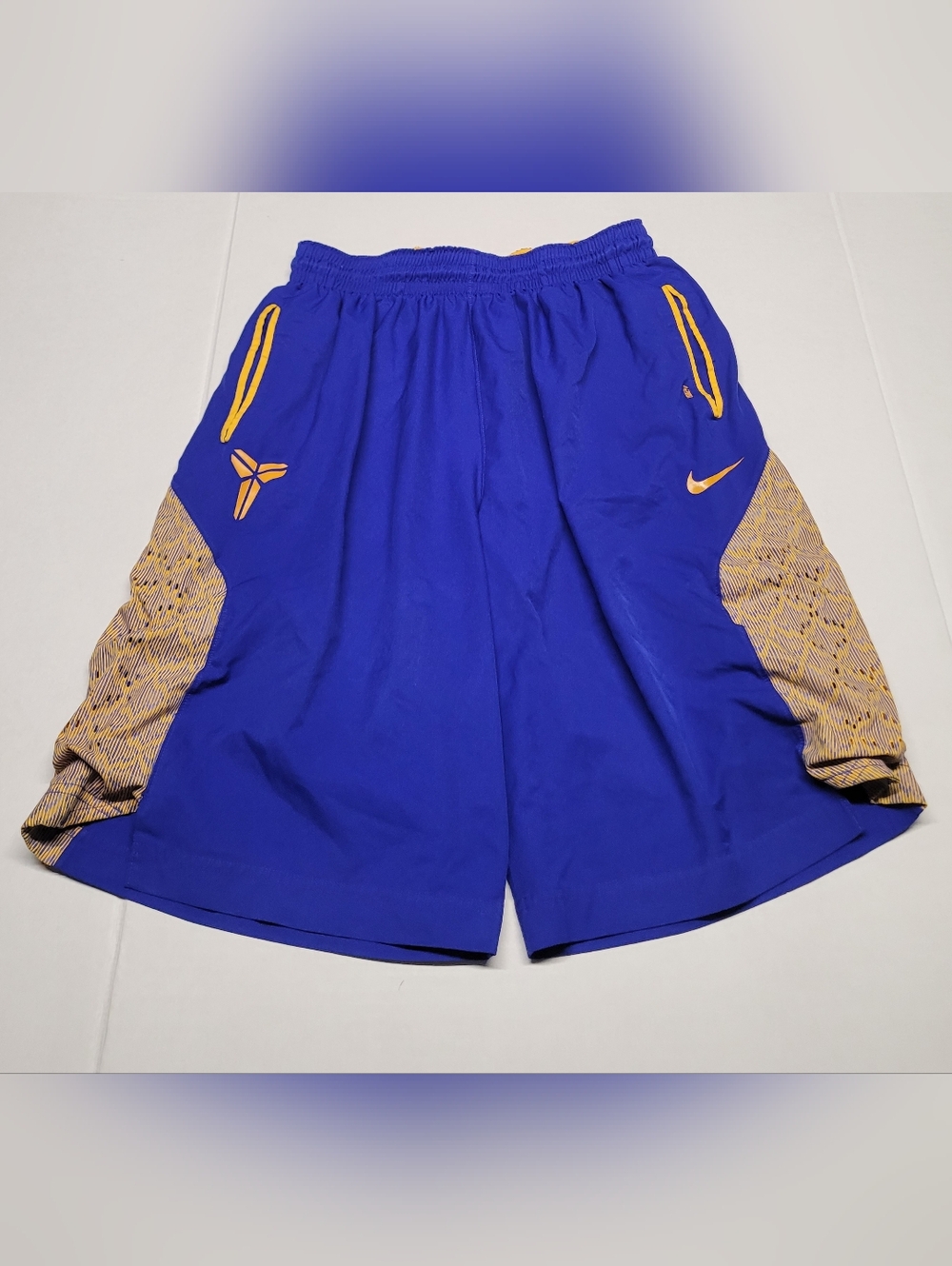 Nike Men’s Blue & Yellow  Basketball Shorts
